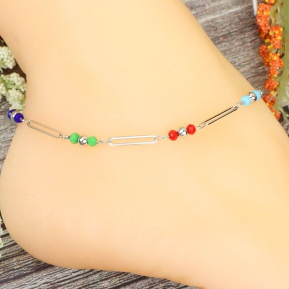 "Elegant Handmade Anklet – Delicate Jewelry for Women, MAR091976 - Picture 6 of 10